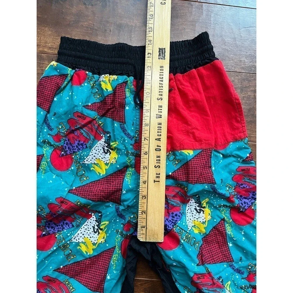 Y2K Vintage Colorful Kids Long Length Baggie Swin Trunks READ BELOW